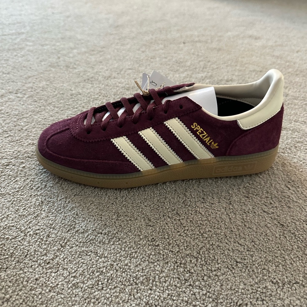 adidas Handball Spezial Women’s Sneakers in Maroon and Cream